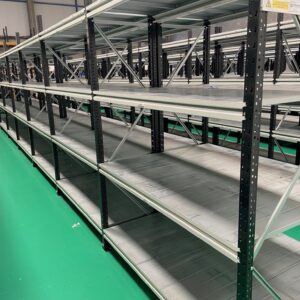 Estanterias picking con bandejas galvanizadas
